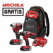 MILWAUKEE KIT BRUSHLESS DE ROTOMARTILLO Y ATORNILLADOR + MOCHILA