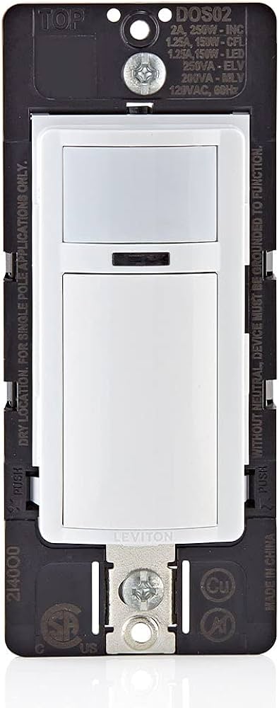 LEVITON SENSOR DE PARED 180 PIR 120/277V C/LED S/PLACA