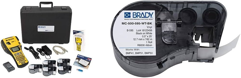 BRADY ETIQUETAS DE VINILO C/ADHESIVO