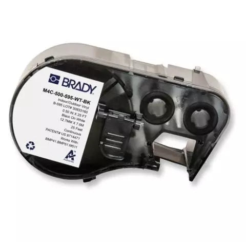 BRADY CARTUCHO ETIQ MSERIES B595 WHT/BLU 1.50"X25