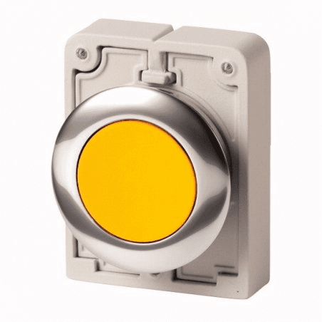 MOELLER PULSADOR PLANO AMARILLO 182920