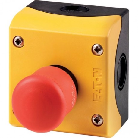 MOELLER BOTON PARO DE EMERGENCIA COLOR NEGRO