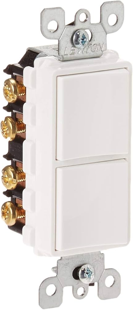 LEVITON INT DOBLE 3V 15AMP 120/277V BCO SIN PLACA