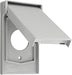 LEVITON PLACA INTEMPERIE P/RECEPTACULO REDONDO 20-30A GRIS