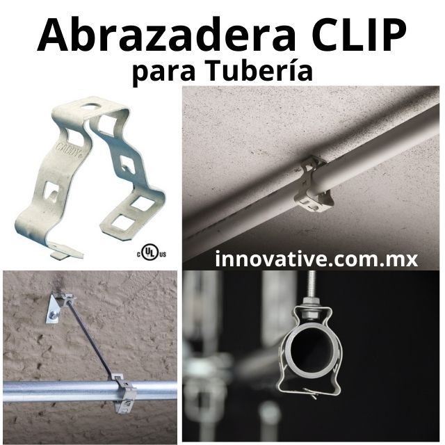 CADDY CLIP DE FIJACION P/CONDUIT DE 1/2"