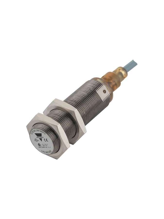 CARLO GAVAZZI SENSOR INDUCTIVO M18x50 PNP NA RAS SN8mm LATON NIQUELADO CABLE 3P 2MTS PVC
