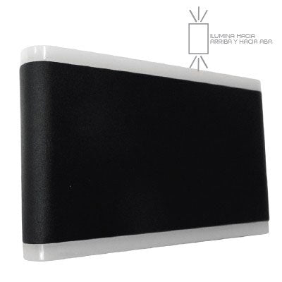 TECNOLITE EXTERIOR MUROS LED 12W100-240V3000K ACANTHUS HLED-117/30/N
