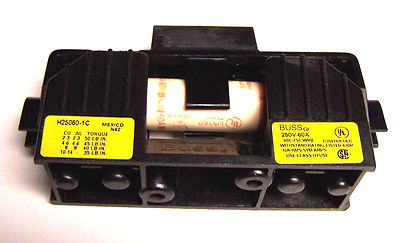 BUSS BASE PORTAFUSIBLE CLASE H 250V H25060-2S