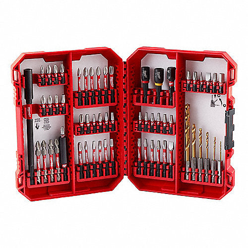 MILWAUKEE SET DE PUNTAS DE IMPACTO SHOCKWAVE (60 PZAS)