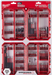 MILWAUKEE SET DE PUNTAS DE IMPACTO SHOCKWAVE DE 124 PIEZAS