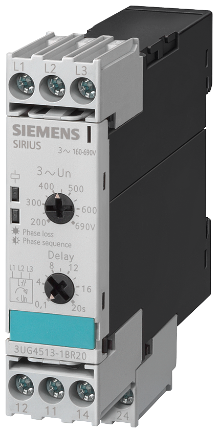 SIEMENS RELE DE VIGILANCIA PERDIDA DE FASE SECUENCIA 3X160-690VAC