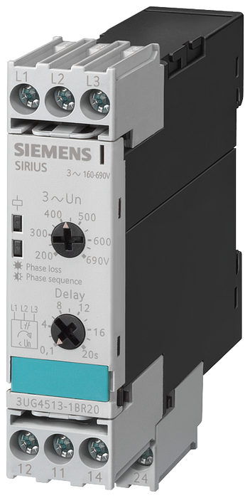 SIEMENS RELE DE VIGILANCIA PERDIDA DE FASE SECUENCIA 3X160-690VAC