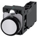 SIEMENS BOTON BLANCO 22 MM 1NA BORNES DE TORNILLO