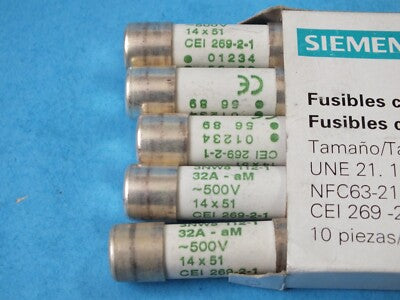 SIEMENS FUSIBLE 14X51 20A AM 500VAC