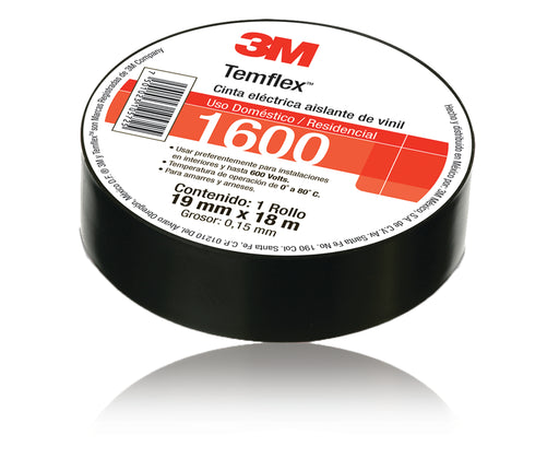 3M CINTA PVC TEMFLEX 155 USO GRAL. 19MMX18MTS
