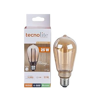TECNOLITE LAMP LED TIPO FILAMENTO 3W 2000K E27