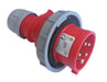 MARNO BASE AEREA 3P+N+T 6H 16AMP 400V IP67 ROJO