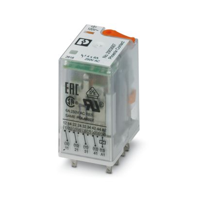 PHOENIX CONTACT RELAY 2C INVERSORES LED ESTADO TENSION 120VAC