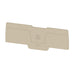WEIDMULLER TAPA FINAL BEIGE 91.8MM ANCHO 2MM