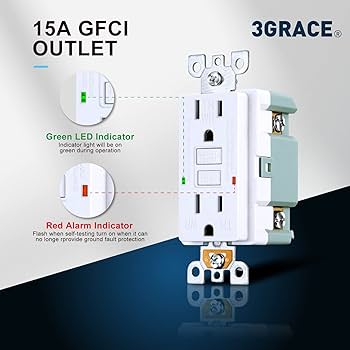 LEVITON RECEP SENCILLO GFCI 1P 15A125V BCO