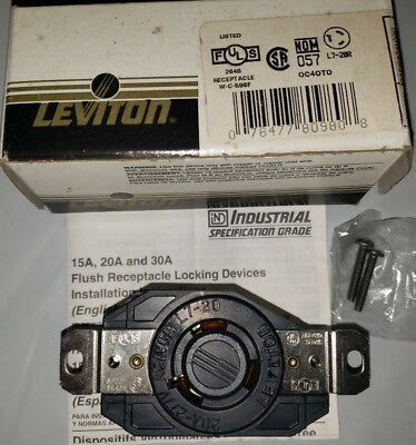 LEVITON RECEPTACULO 2P+T 30A 277VAC L7-30