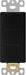 LEVITON INTERRUPTOR TRIPLE 15A-120V DECORA NEGRO (NO INCLUYE PLAC