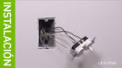 LEVITON PAGADOR SENCILLO 1P 20AMP 120/277V MARFIL