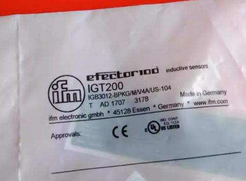 IFM EFECTOR SENSOR INDUCTIVO M12 PNP 10-36 VDC QD