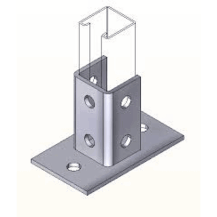 ANCLO BASE MINI PERFIL SENCILLO 1 PERFORACION