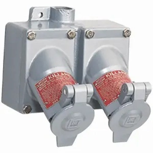 KILLARK ACCEPTOR RECEPTACLE 15A 125V QUICK-WIRE 1/2" DEAD END