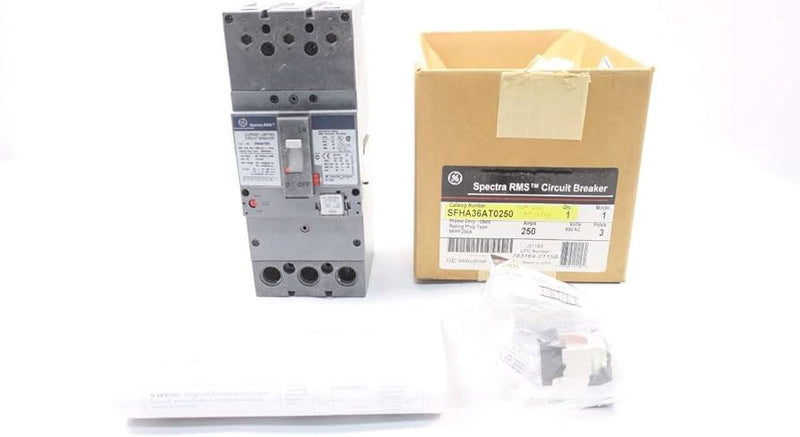 GE SFHA36AT0250 INTERRUPTOR TERMOMAGNETICO 3P 250A S/ZAP