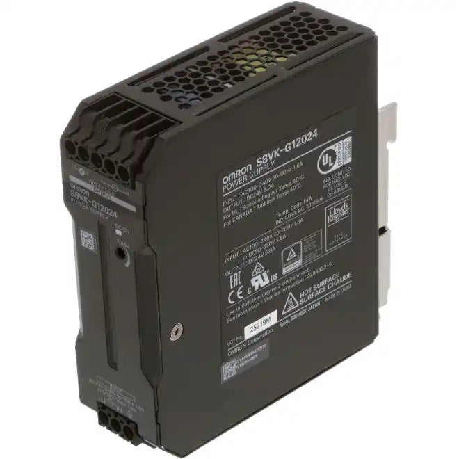 OMRON POWER SUPPLY 100-240VAC/24VDC 5A 120W S8VK-G12024