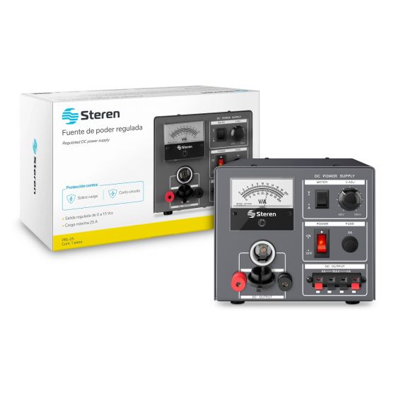 STEREN FUENTE DE PODER REGULADA 30 AMP.
