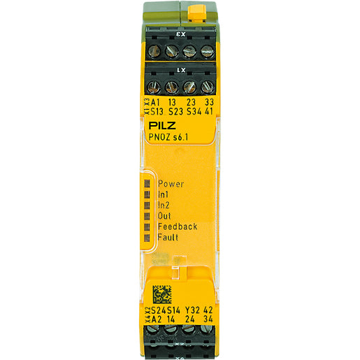 PILZ PNOZ S6 SAFETY RELAY 24VDC