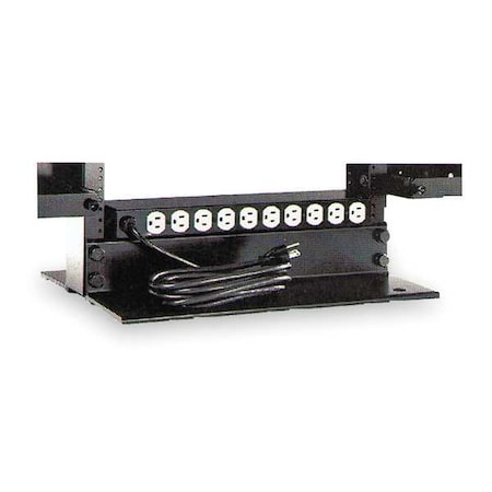 HUBBELL UNIDAD ENER. INTERUP. ENCEND. /APAG. 1 RACK 15 AMP 10T 3M