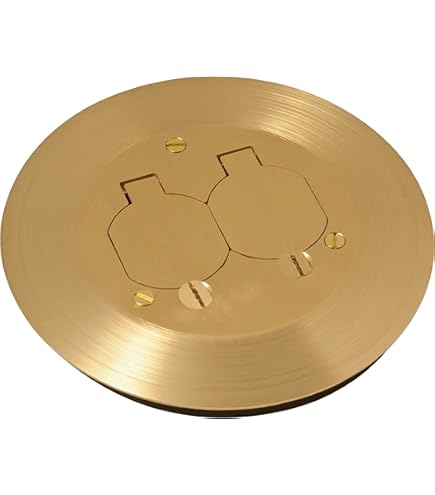 LEVITON CAJA DE PISO POP UP C/RECEP ICFT 20A PLACA COLOR NIQUEL P