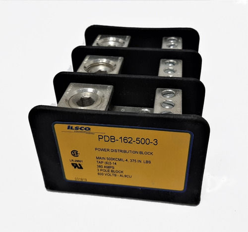 ILSCO BLOCK 2 ENT 6 SAL 3 POLOS 6-350 14-2/0 AWG