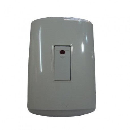 LIVINGLIGHT PULSADOR TIMBRE 1 MOD GRIS