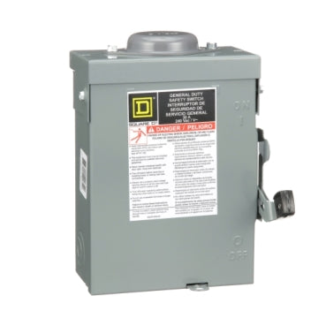 SIEMENS INT DE SEGURIDAD 2X30A 240VAC S/PORTAFUSIBLE NEMA3R