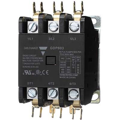 CARLO GAVAZZI CONTACTOR 3P DPC LUG TERM 40A 220VAC