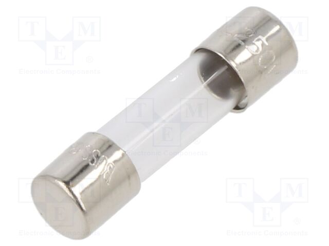 BUSS FUSIBLE MINI CRISTAL 250V ACC. RAPIDA 630MA GDB-630AM