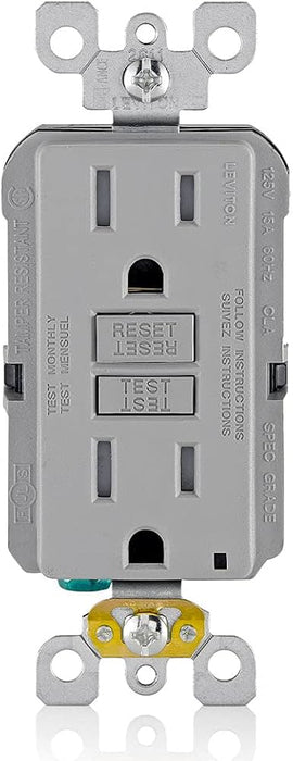LEVITON RECEPTACULO DPLX GFCI O ICFT 15A 125V 2P3H BLANCO