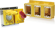 LEVITON CAJA FD 1GANG 26PULG3 P/TUBO1" Y REDUCTORES 1/2"+3/4" AMA