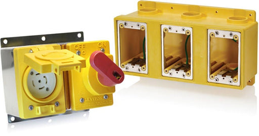 LEVITON CAJA FD 1GANG 26PULG3 P/TUBO1" Y REDUCTORES 1/2"+3/4" AMA