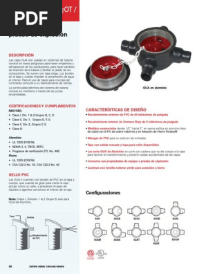 CROUSE HINDS SELLO EYS P/AREAS PELIGROSAS DE 3/4 BOND ROJO