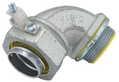 CROUSE-HINDS CONECTOR CURVO LIQUATITE EN ZINC DE 3/4 PULG
