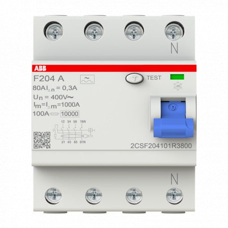 ABB F204 A-80/0.3 2CSF204101R3800
