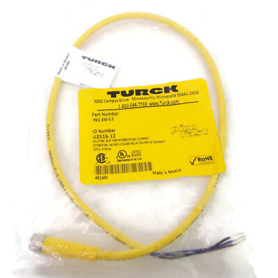 TURCK U2516-5 CABLE C/CONECTOR PKG3M1RS4T