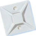 BURNDY CABLE TIE BASE COLOR NATURAL 6/6