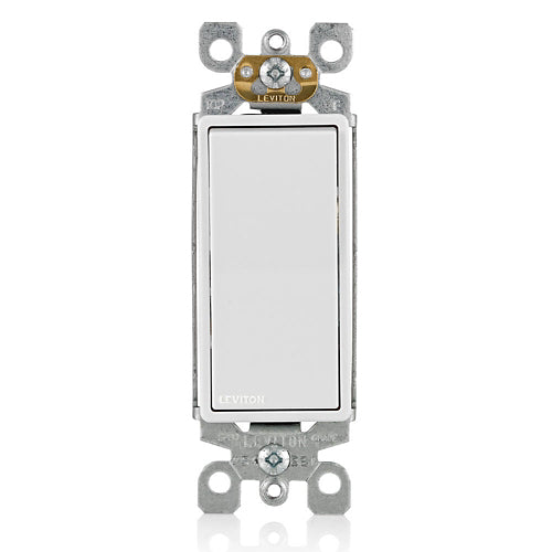 LEVITON APAGADOR DE PALANCA 3V 20A 120/277 VAC BLANCO